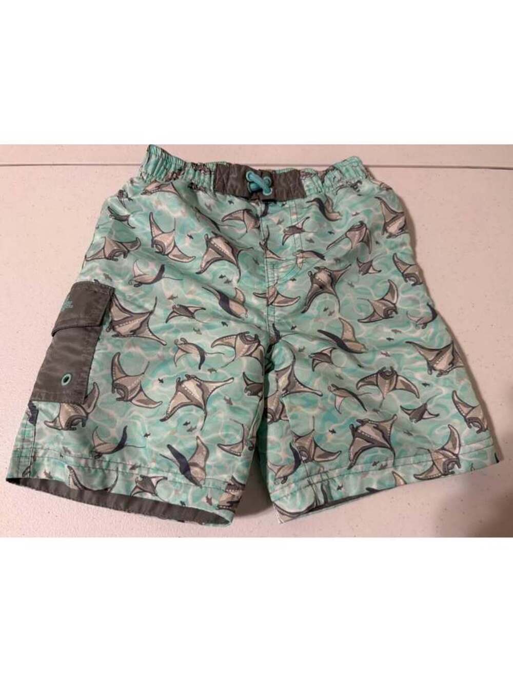 UVSkinz Manta Ray Swim Trunks Size 6